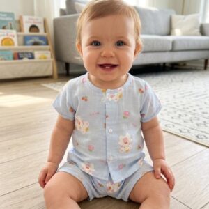 Muslin Crush Night Suit