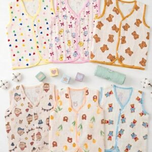 Muslin Bunny Print Shirt & Shorts Set