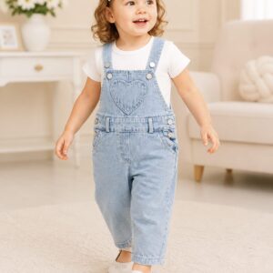 Orrigany Stone Heart Dungaree Set